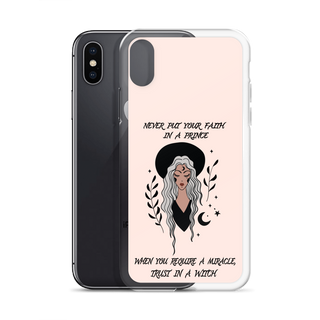 Never Put Faith In A Prince Clear Case for iPhone®