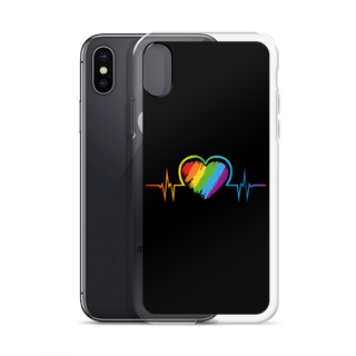 LGBTIQ+ Heart Clear Case for iPhone®