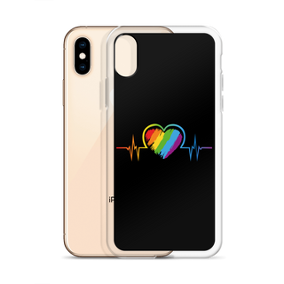 LGBTIQ+ Heart Clear Case for iPhone®