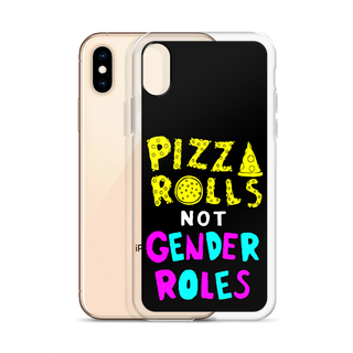 Pizza Rolls Not Gender Rolles Clear Case for iPhone®