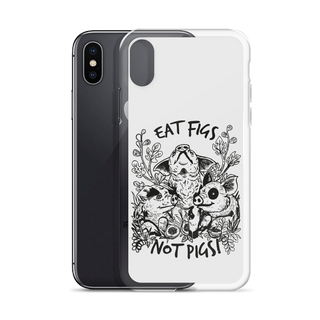 Eat Figs No Pigs iPhone Case