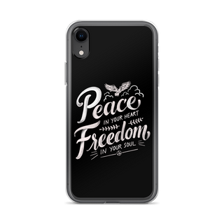 Peace in Your Heart Freedom in Your Soul Clear Case for iPhone®