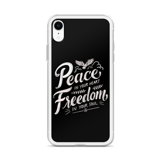 Peace in Your Heart Freedom in Your Soul Clear Case for iPhone®