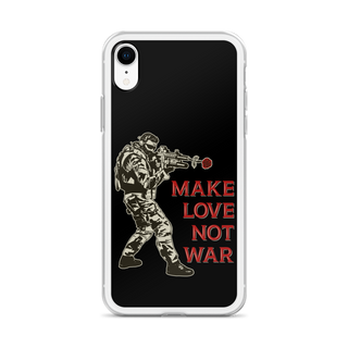 Make Love Not War v2 Clear Case for iPhone®