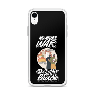 We Want Peace Clear Case for iPhone®