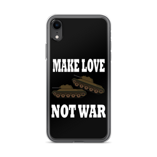 Make Love Not War Clear Case for iPhone®