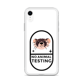 No Animal Testing Clear Case for iPhone®