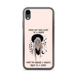 Never Put Faith In A Prince Clear Case for iPhone®