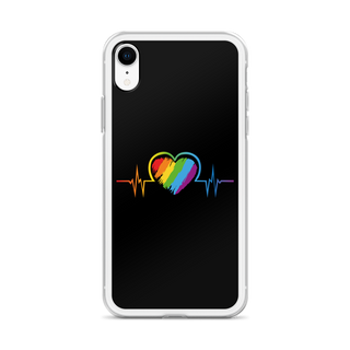 LGBTIQ+ Heart Clear Case for iPhone®