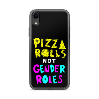 Pizza Rolls Not Gender Rolles Clear Case for iPhone®