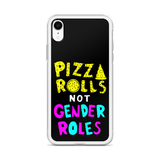 Pizza Rolls Not Gender Rolles Clear Case for iPhone®