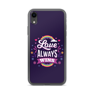 Love Always Wins Clear Case for iPhone®