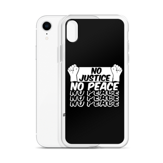 No Justice No Peace Clear Case for iPhone®