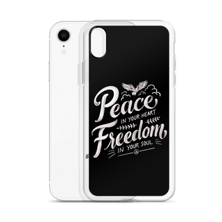 Peace in Your Heart Freedom in Your Soul Clear Case for iPhone®