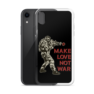 Make Love Not War v2 Clear Case for iPhone®