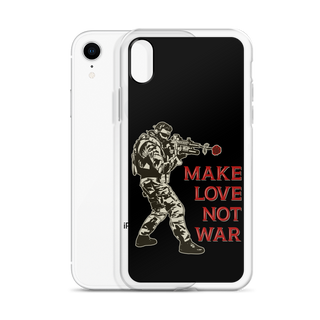 Make Love Not War v2 Clear Case for iPhone®