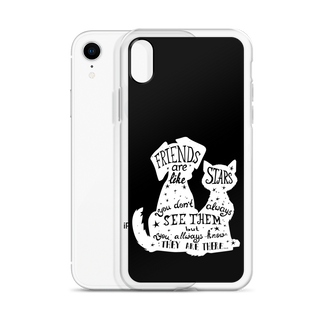 Friends Are Like Stars Clear Case for iPhone®