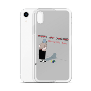 Educate Your Sons Clear Case for iPhone®