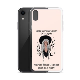 Never Put Faith In A Prince Clear Case for iPhone®