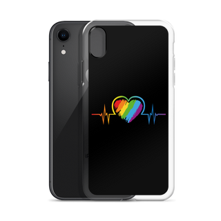 LGBTIQ+ Heart Clear Case for iPhone®