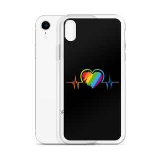 LGBTIQ+ Heart Clear Case for iPhone®