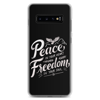 Peace In Your Heart Freedom In Your Soul Clear Case for Samsung®