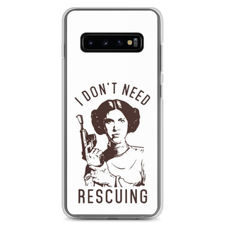 I Don’t Need Rescuing Clear Case for Samsung®