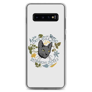 Cat Rule and Patriachy Drools Clear Case for Samsung®