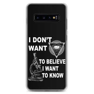 I Want To Know Clear Case for Samsung®