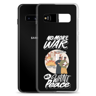 We Want Peace Clear Case for Samsung®