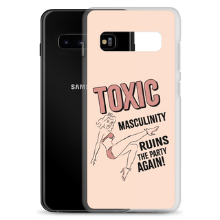 Toxic Masculinity Clear Case for Samsung®