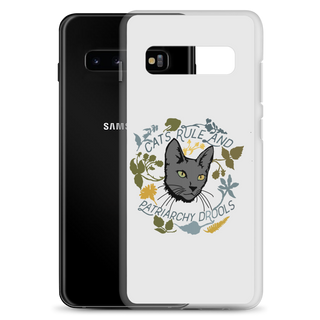 Cat Rule and Patriachy Drools Clear Case for Samsung®