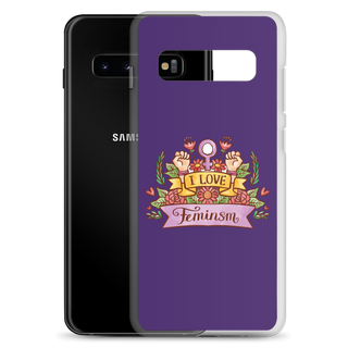 I Love Feminism Clear Case for Samsung®