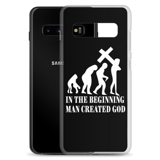 Man Created God Clear Case for Samsung®