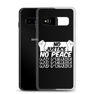 No Justice No Peace Clear Case for Samsung®