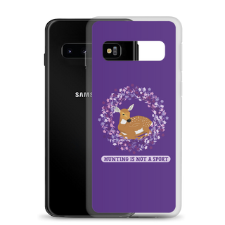 Hunting is Not a Sport Clear Case for Samsung®