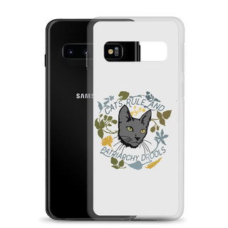 Cat Rule and Patriachy Drools Clear Case for Samsung®