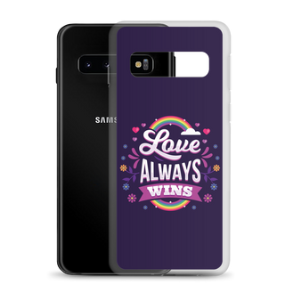 Love Always Wins Clear Case for Samsung®