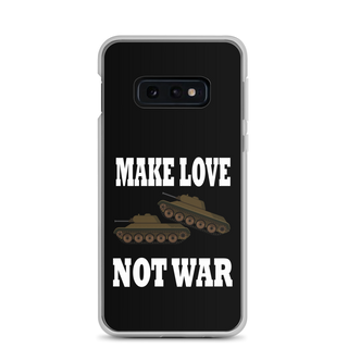 Make Love Not War Clear Case for Samsung®