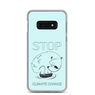 Stop Climate Clear Case for Samsung®