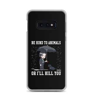 Be Kind To Animals or I’ll Kill You Clear Case for Samsung®