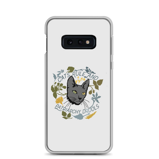 Cat Rule and Patriachy Drools Clear Case for Samsung®