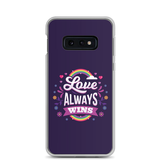 Love Always Wins Clear Case for Samsung®