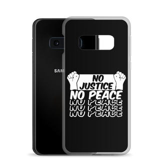 No Justice No Peace Clear Case for Samsung®