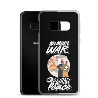 We Want Peace Clear Case for Samsung®