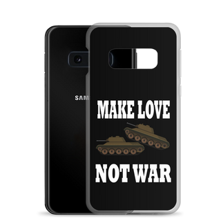 Make Love Not War Clear Case for Samsung®