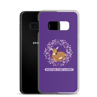 Hunting is Not a Sport Clear Case for Samsung®