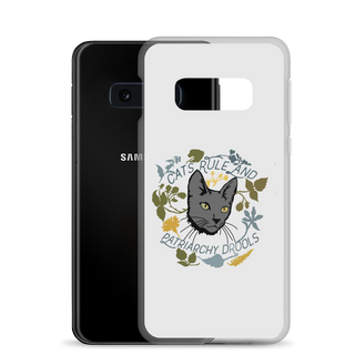 Cat Rule and Patriachy Drools Clear Case for Samsung®