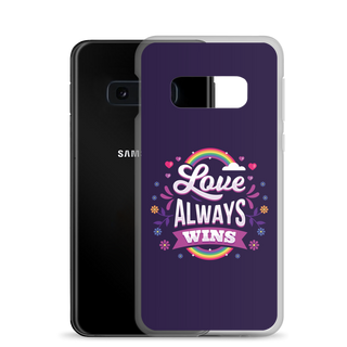 Love Always Wins Clear Case for Samsung®