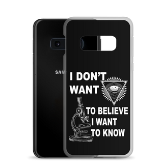 I Want To Know Clear Case for Samsung®